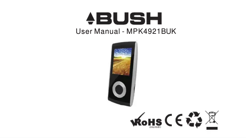 Page 1 de la notice Manuel utilisateur Curtis MPK4921BUK