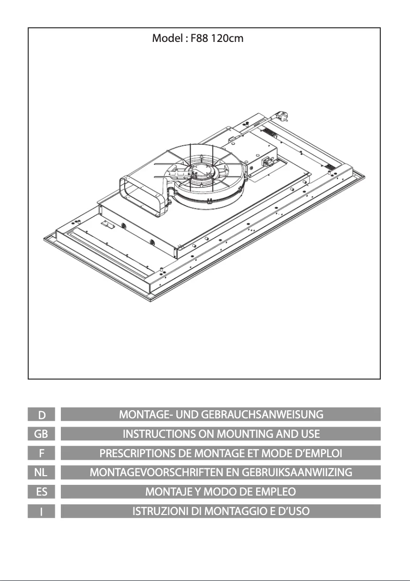 Page 1 de la notice Manuel utilisateur Airforce F88 120