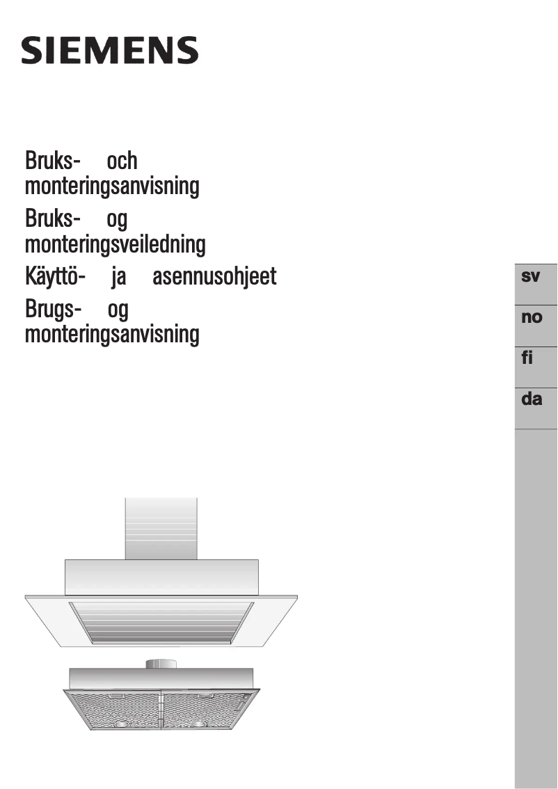 Page n°1 - Guide d'installation Siemens iQ300 LB55564SD