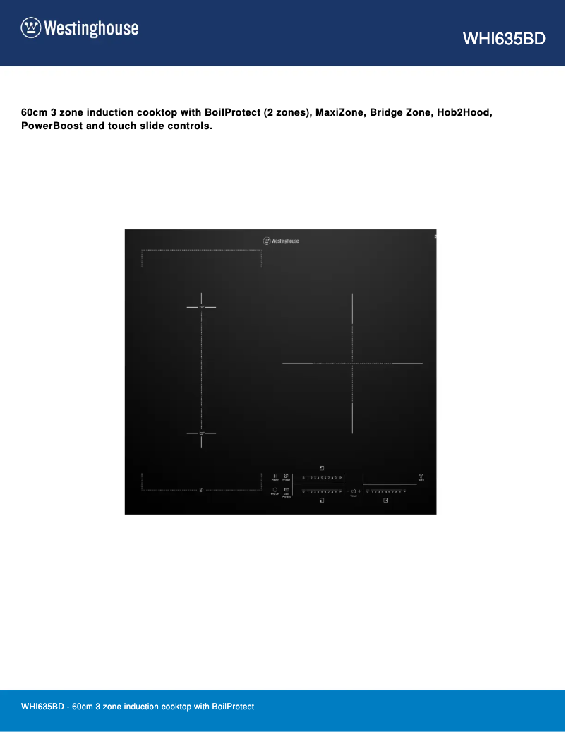 Image de la première page du manuel de l'appareil WHI635BD