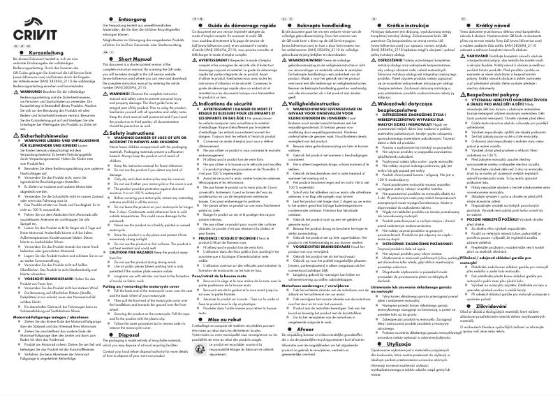 Página 1 del manual Manual de usuario Crivit HG02373A