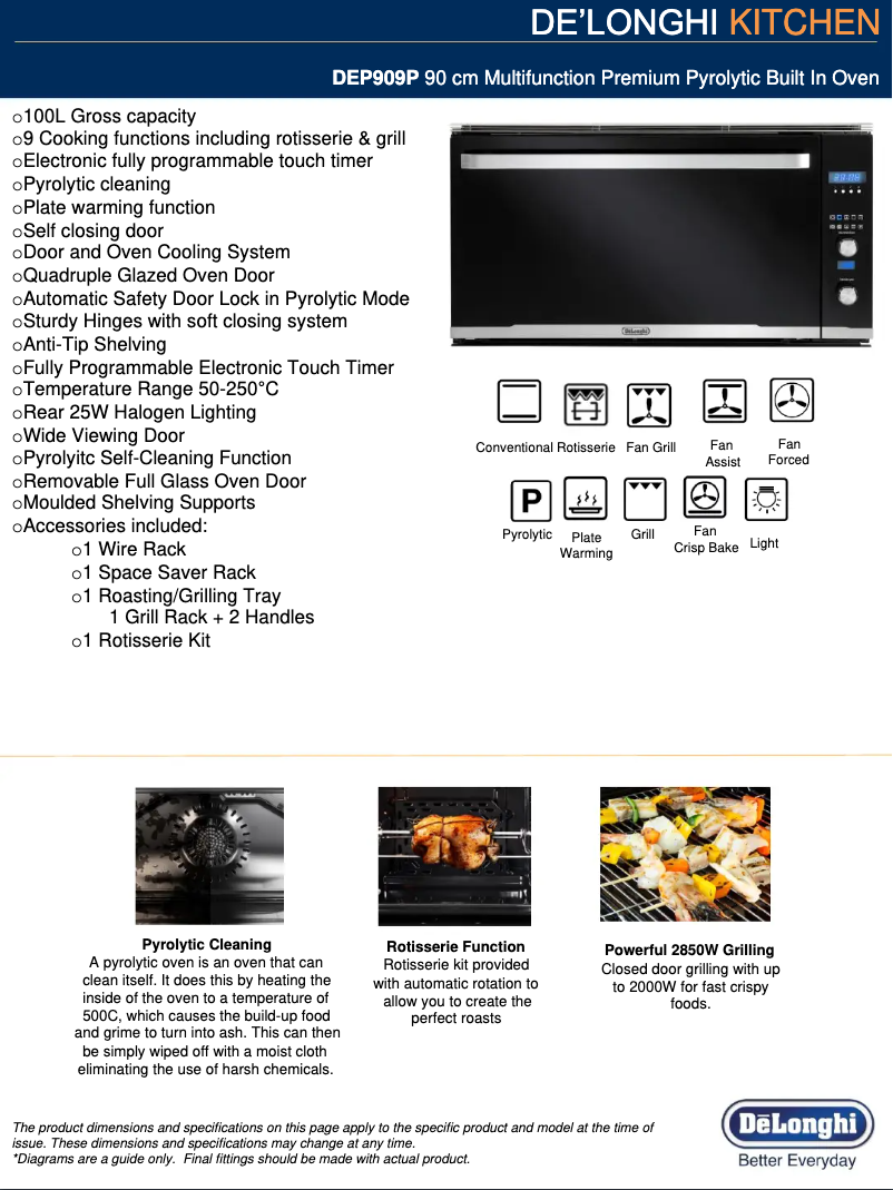 Image de la première page du manuel de l'appareil DEP909P