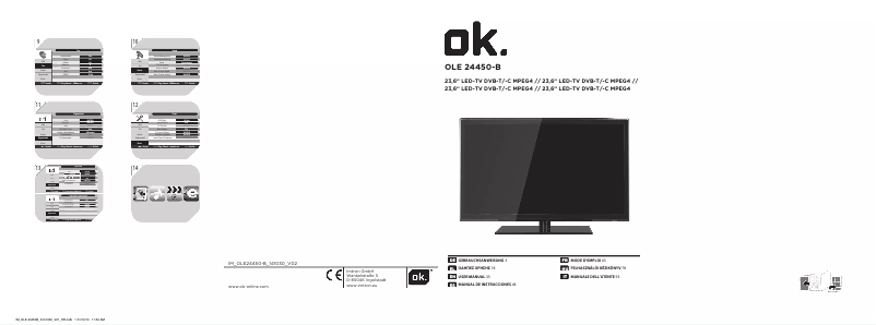 Imagen de la primera página del manual del dispositivo OLE 24450-B