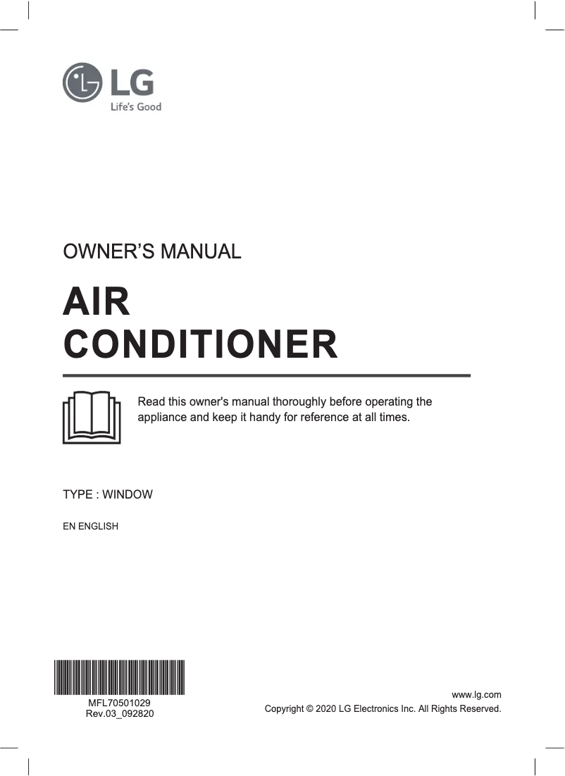 Page 1 de la notice Manuel utilisateur LG LA200FC