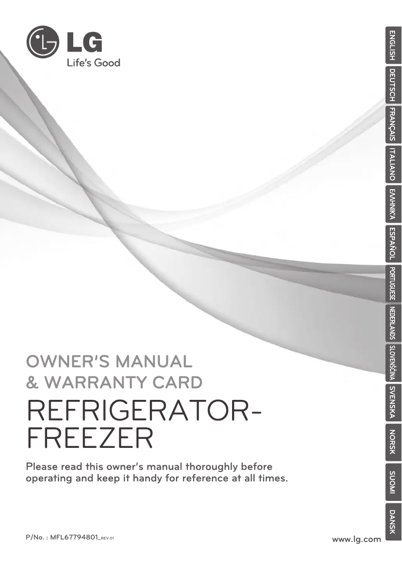 Page 1 de la notice Manuel utilisateur LG GBB530NSCPB