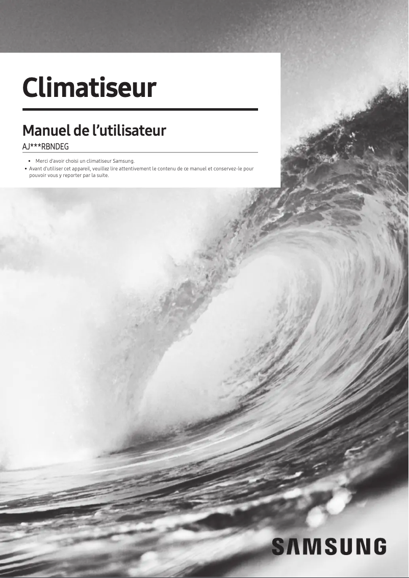 Page n°1 - Manuel utilisateur Samsung AJ052RBNDEG