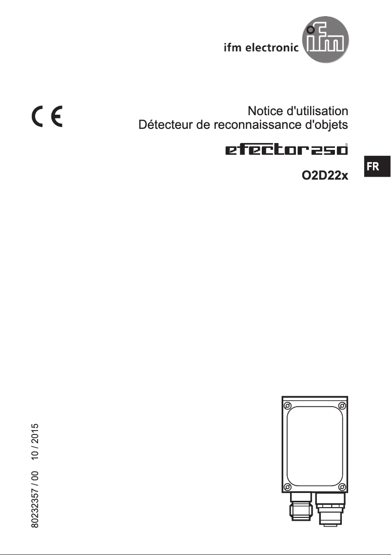 Page n°1 - Manuel utilisateur IFM O2D224