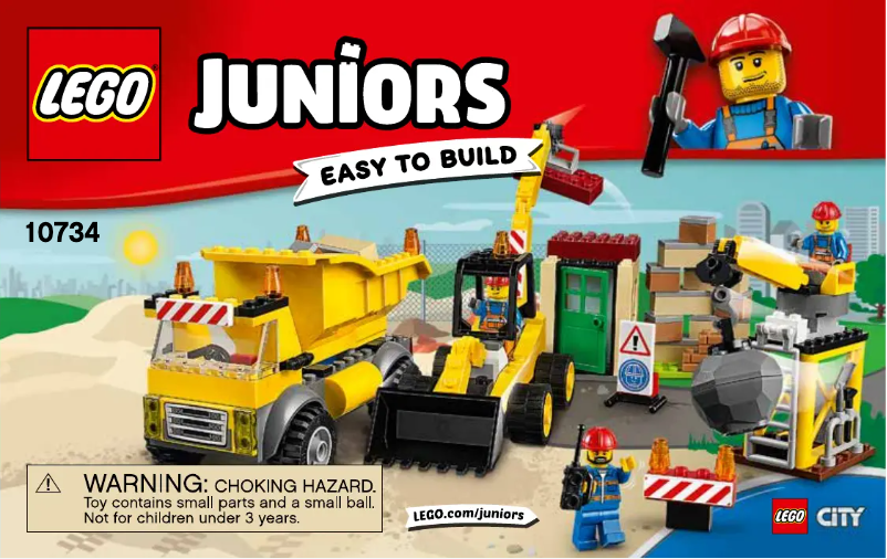 Page 1 de la notice Manuel utilisateur Lego City 10734