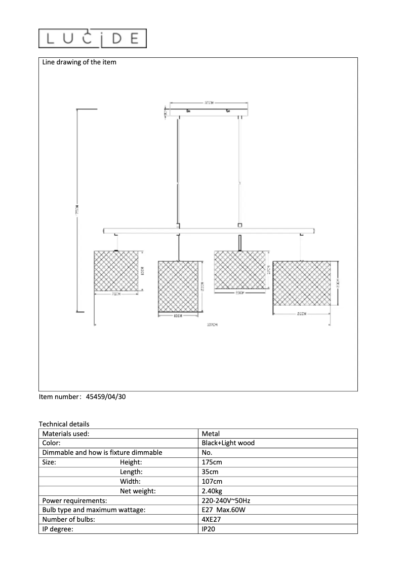 Image de la première page du manuel de l'appareil Baskett