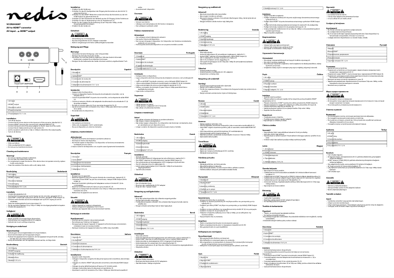 Image de la première page du manuel de l'appareil VCON3430AT