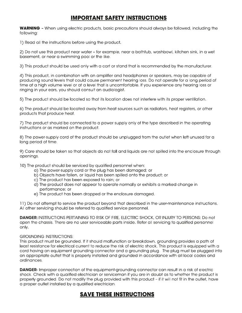 Image de la première page du manuel de l'appareil Little Phatty Stage II