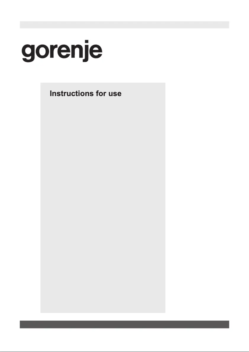 Page 1 de la notice Guide d'installation Gorenje ISC735CSC