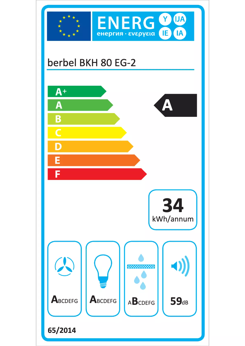 Page n°1 - Manuel utilisateur Berbel BKH 80 EG