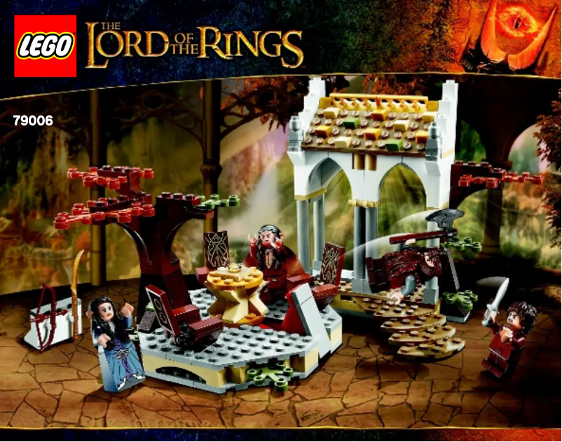 Page 1 de la notice Manuel utilisateur Lego Lord Of The Rings 79006