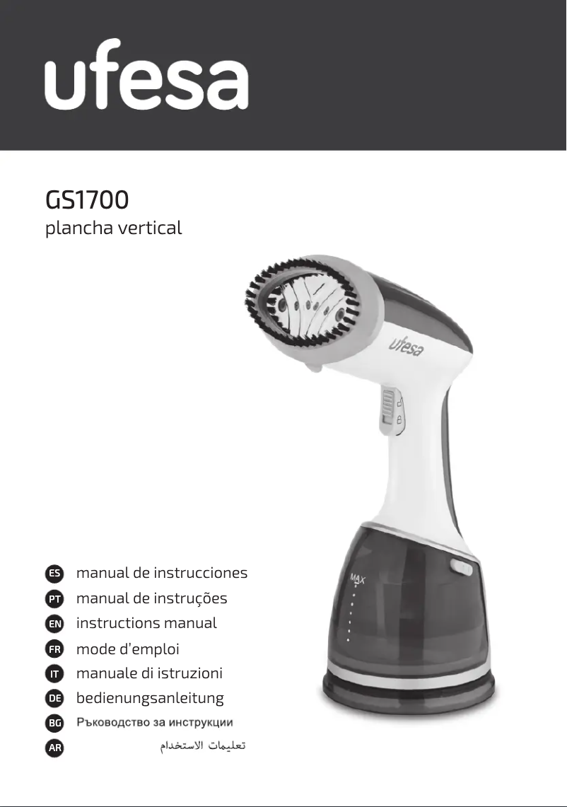 Page n°1 - Manuel utilisateur Ufesa GS1700