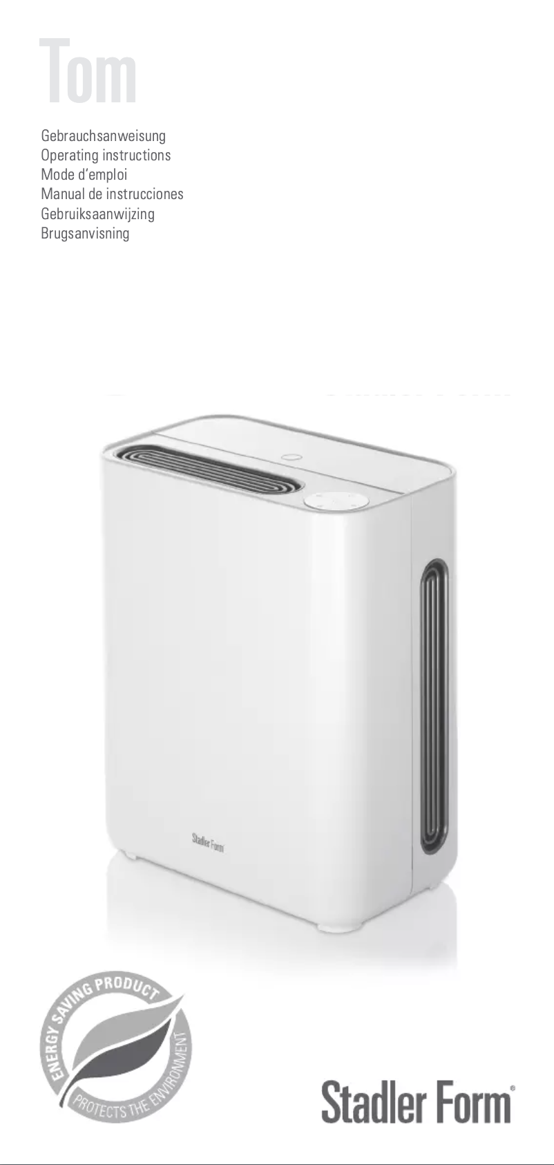 Page 1 de la notice Manuel utilisateur Stadler Form Tom