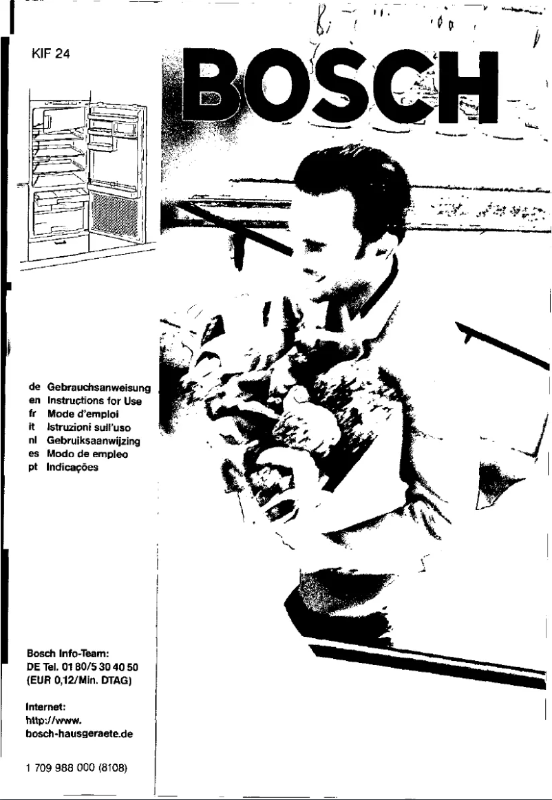 Page 1 of the manual User Manual Bosch KIF24451