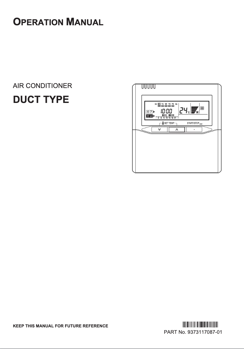 Imagen de la primera página del manual del dispositivo ARG45FUAN