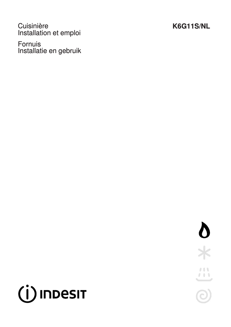 Image de la première page du manuel de l'appareil K6G11S(W)/NL