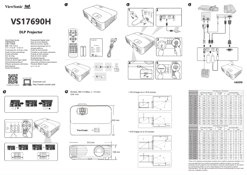 Page 1 de la notice Manuel utilisateur Viewsonic VS17690H