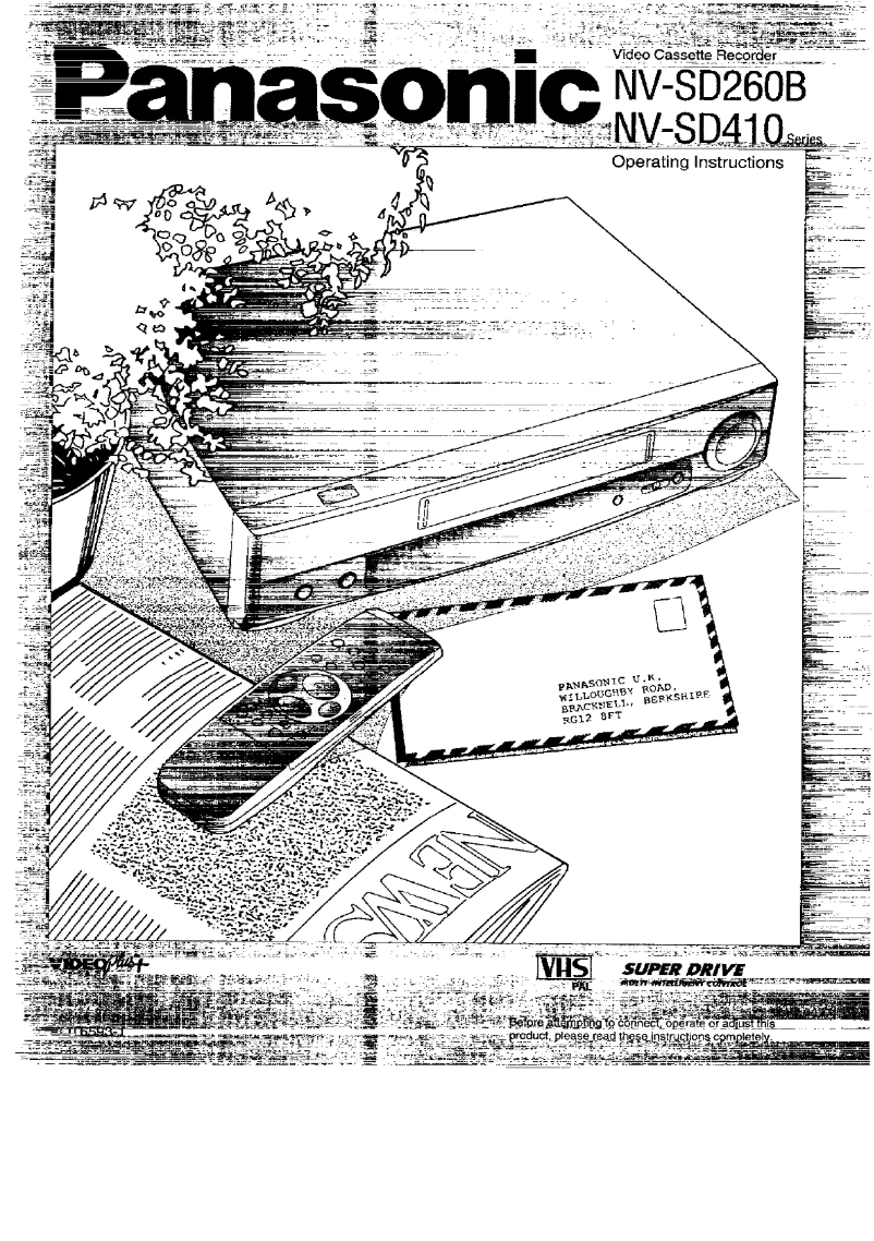 Image de la première page du manuel de l'appareil NV-SD410