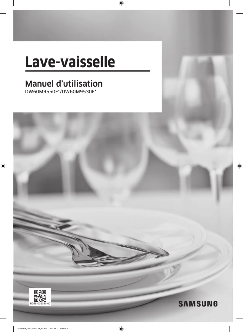 Page n°1 - Manuel utilisateur Samsung DW60M9530FW