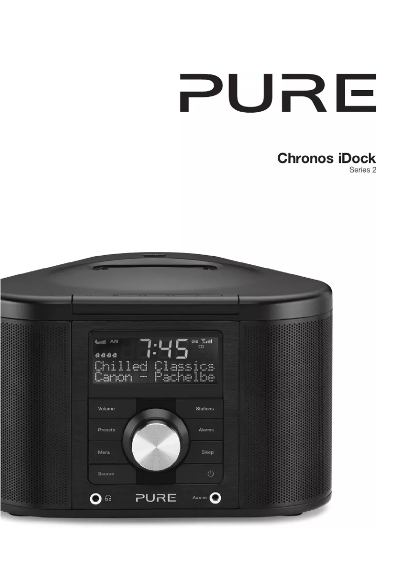 Page 1 de la notice Manuel utilisateur Pure Chronos iDock series 2