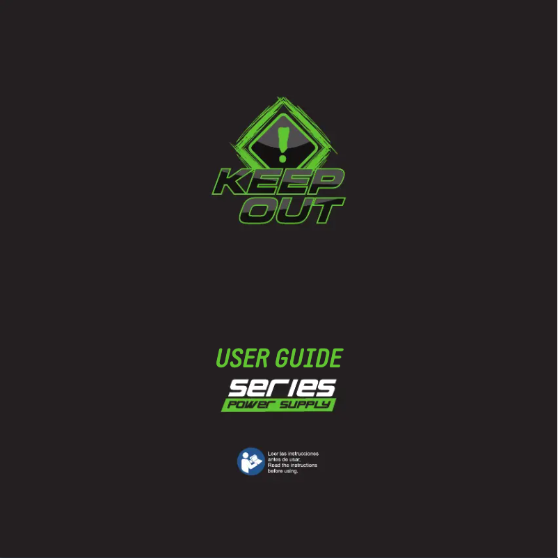 Page 1 de la notice Manuel utilisateur KeepOut FX1000