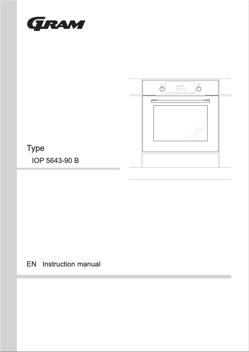 Page n°1 - Manuel utilisateur Gram IOP 5643-90 B