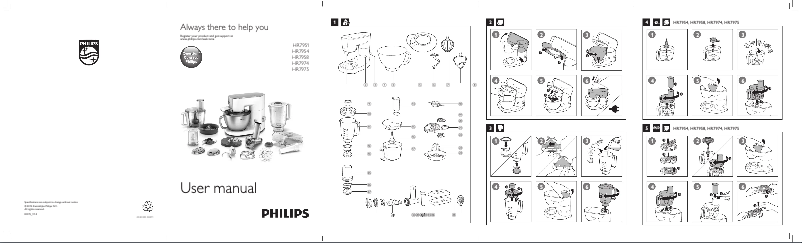 Page n°1 - Manuel utilisateur Philips Avance Collection HR7974