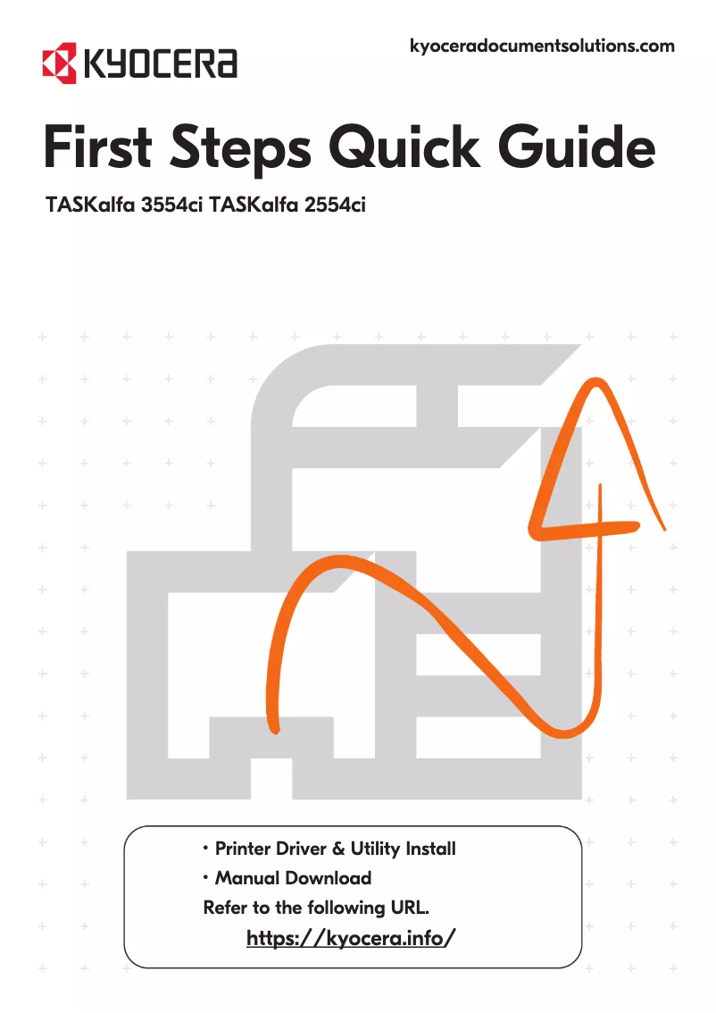 Page 1 de la notice Manuel utilisateur Kyocera TASKalfa 2554ci
