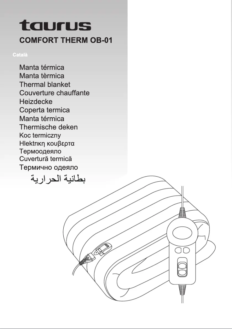 Page 1 de la notice Manuel utilisateur Taurus Comfort Therm OB-01