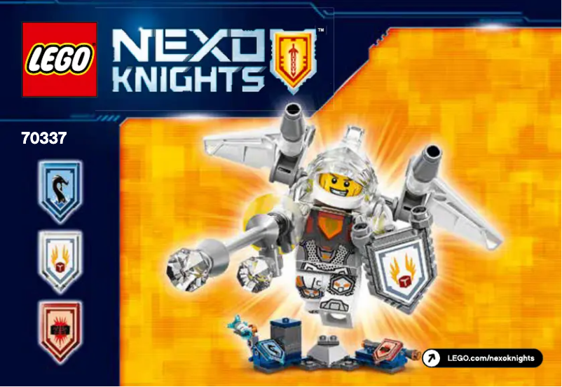 Page 1 de la notice Manuel utilisateur Lego Nexo Knights 70337