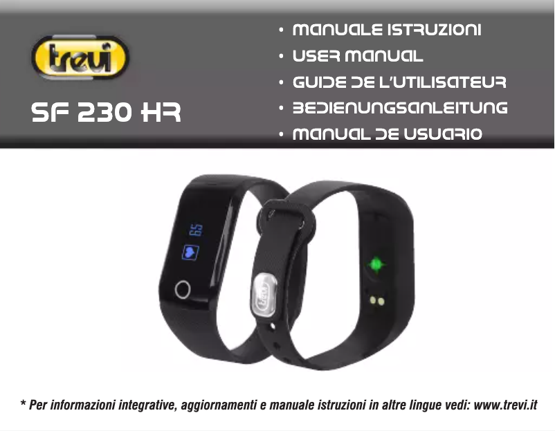 Page 1 de la notice Manuel utilisateur Trevi SF 230