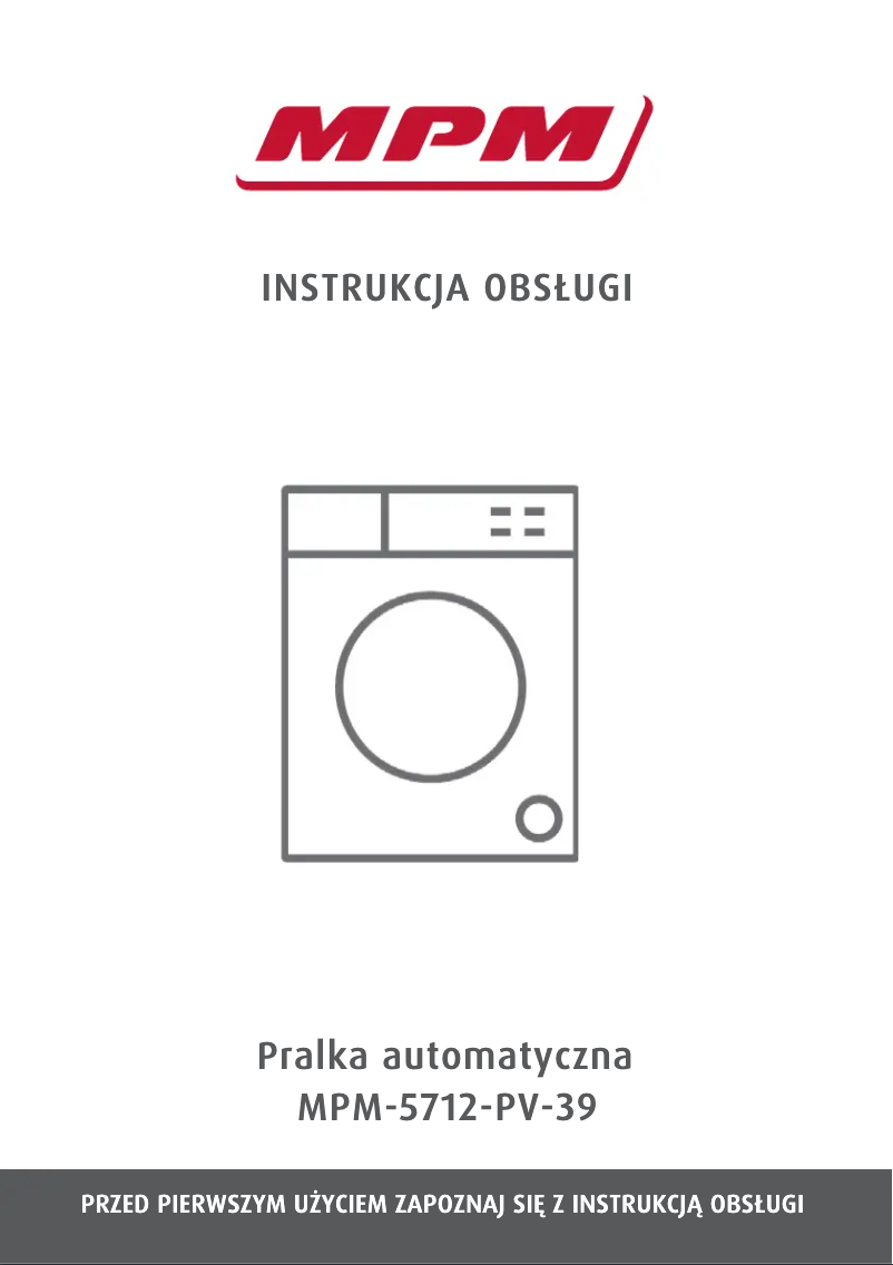 First page image of the manual for MPM-5712-PV-39