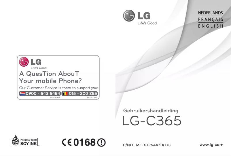 Página 1 del manual Manual de usuario LG C365