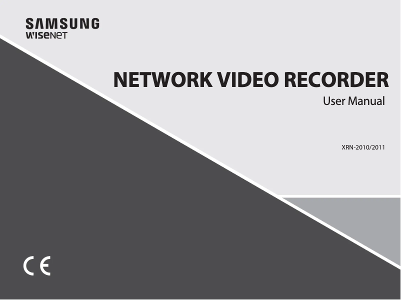 Page 1 de la notice Manuel utilisateur Samsung XRN-2010