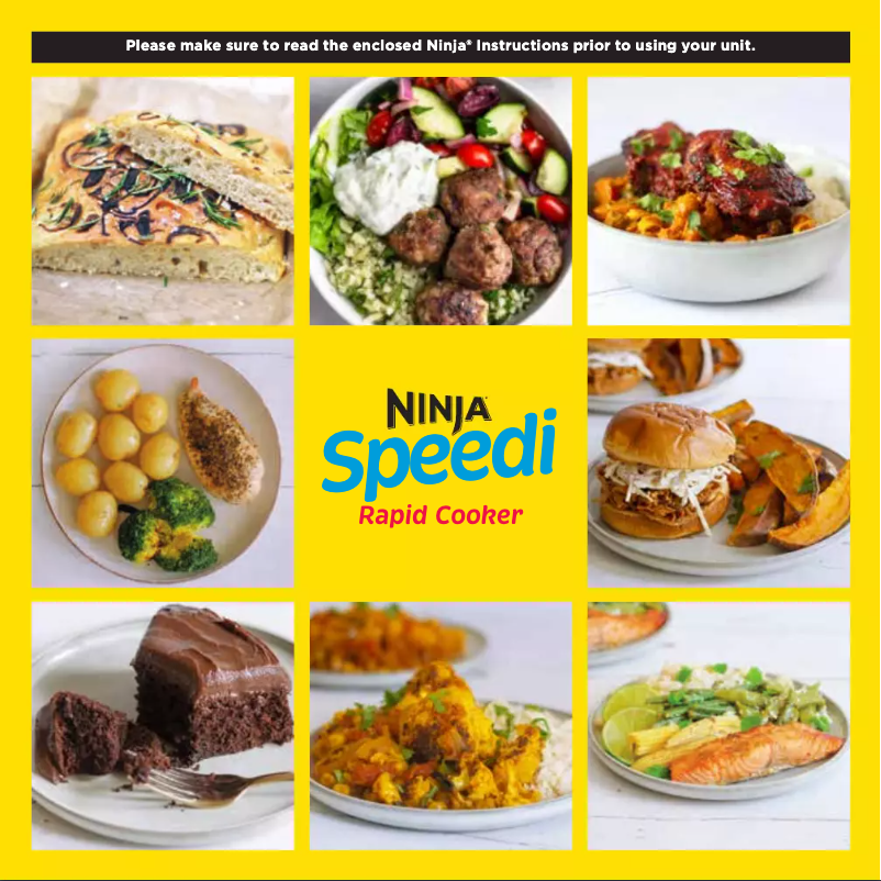 Page 1 de la notice Manuel utilisateur Ninja Speedi ON400UK