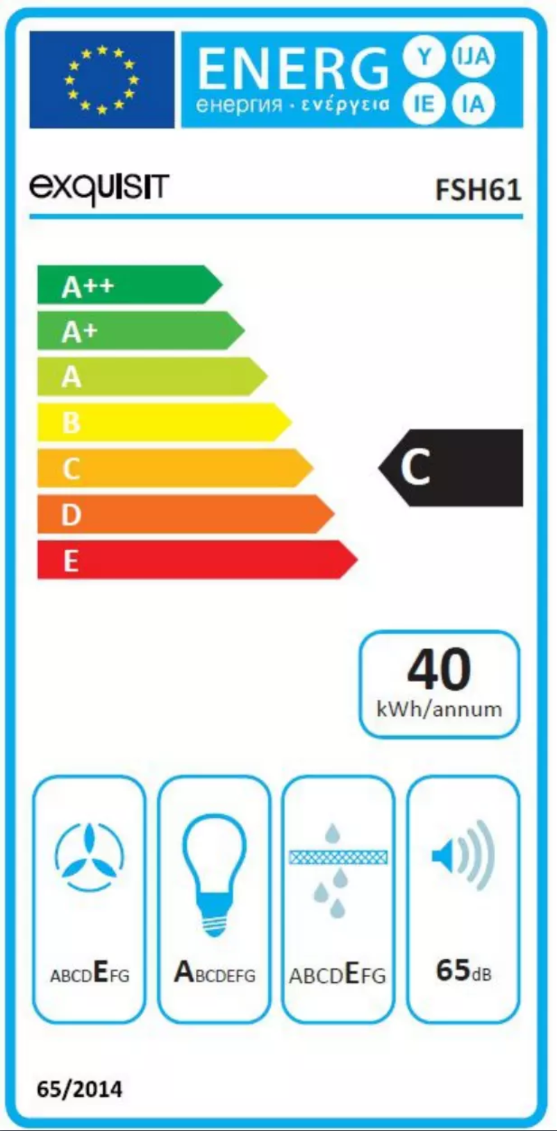 Página 1 del manual Manual de usuario Exquisit FSH 61