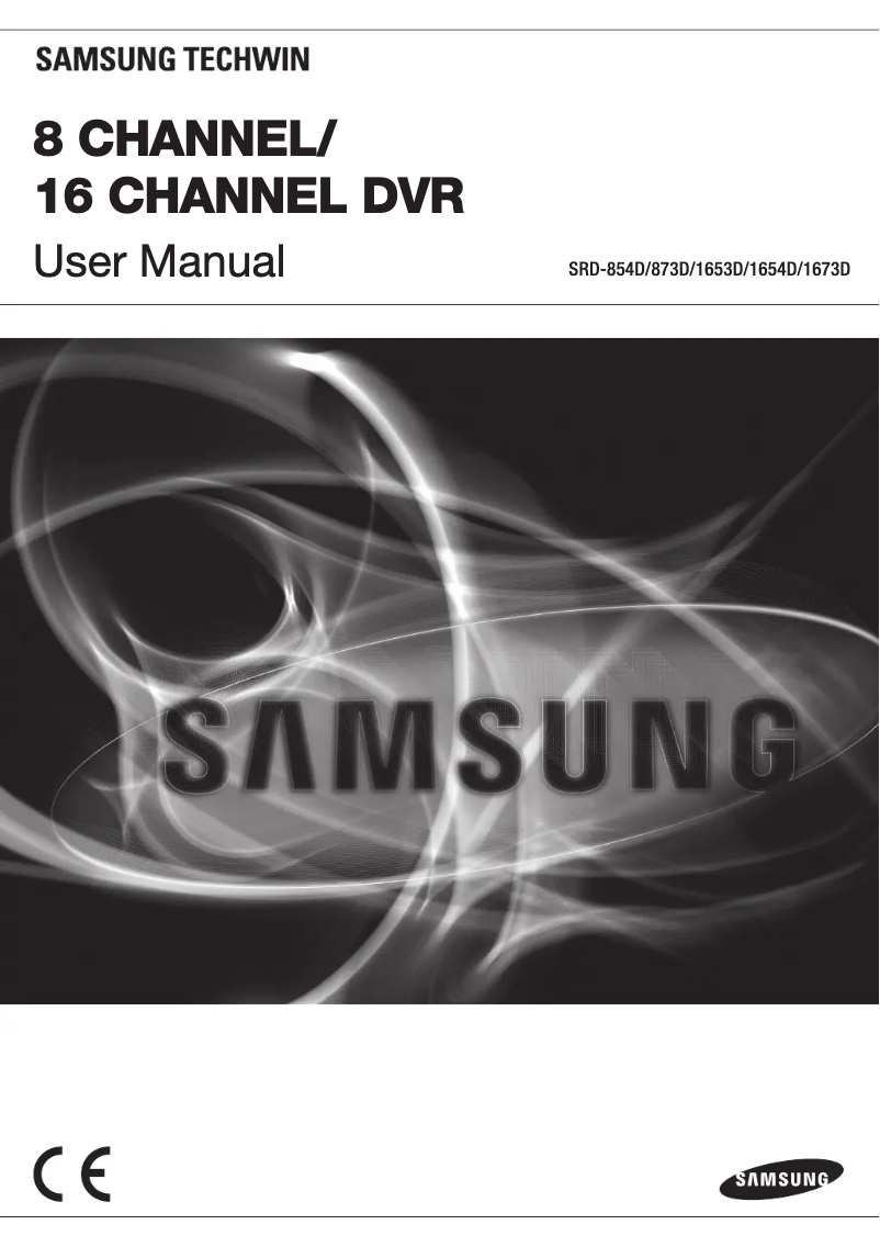 Page n°1 - Manuel utilisateur Samsung SRD-1654D-1TB