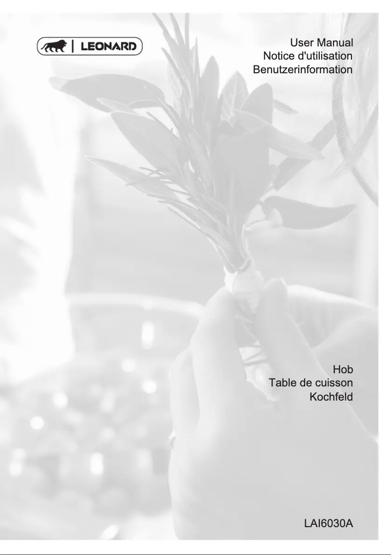 Page n°1 - Manuel utilisateur Leonard LAI6030A