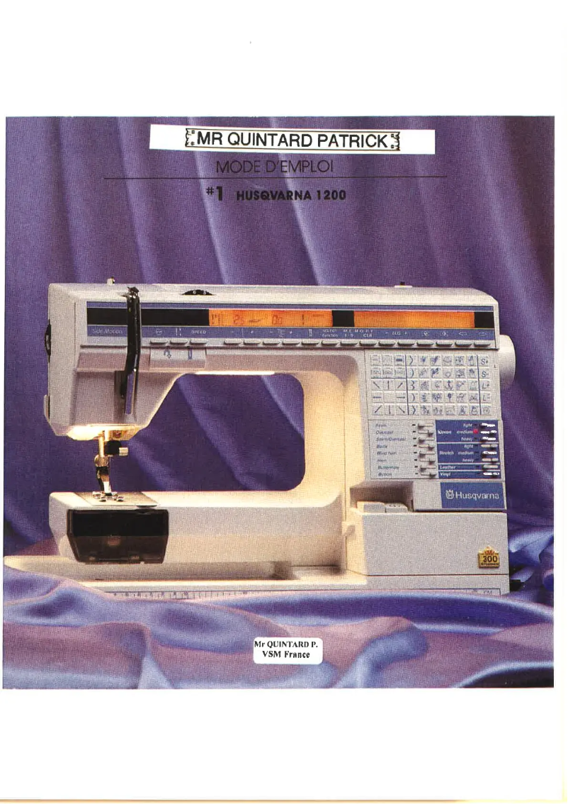 Image de la première page du manuel de l'appareil 1200