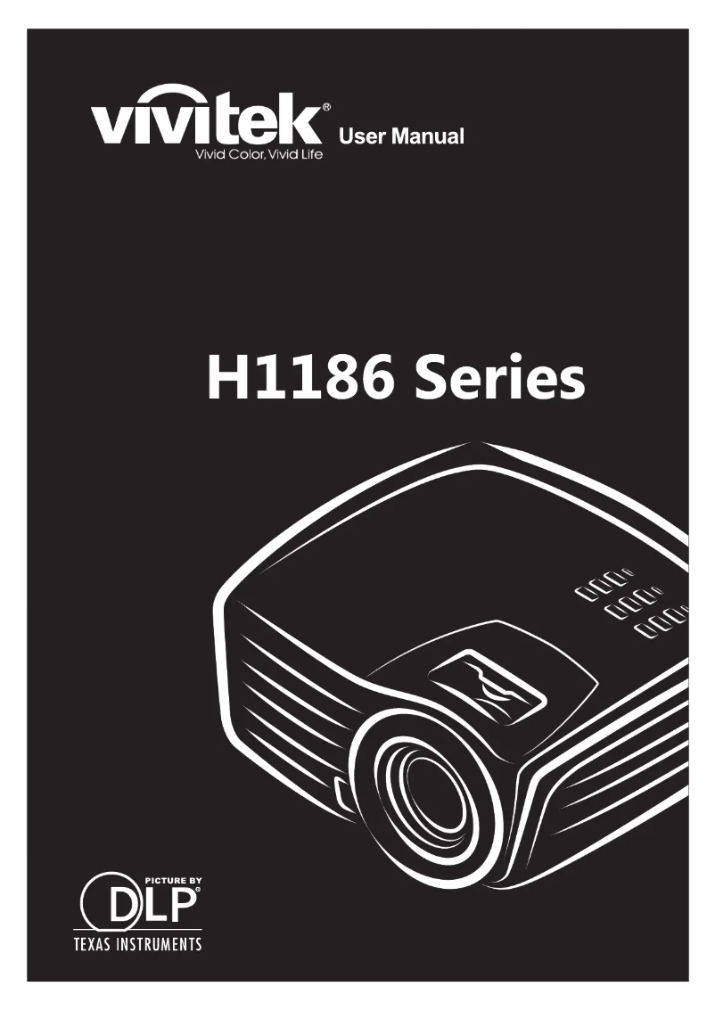 Page n°1 - Manuel utilisateur Vivitek H1186
