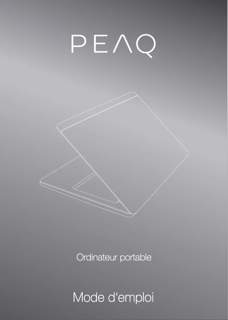 Page n°1 - Manuel utilisateur PEAQ PNB S1115