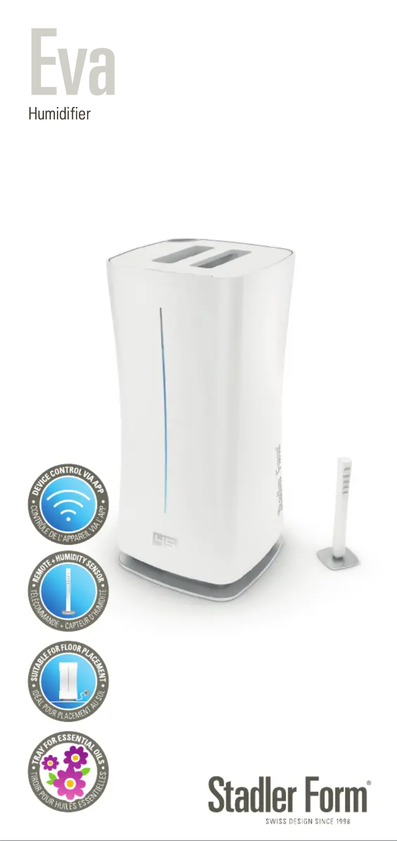 Página 1 del manual Ficha técnica Stadler Form Eva