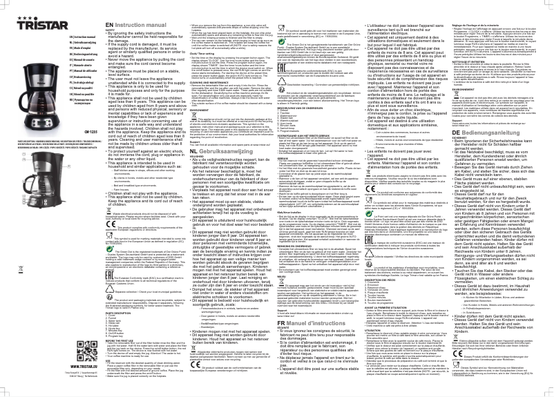 First page image of the manual for CM-1235