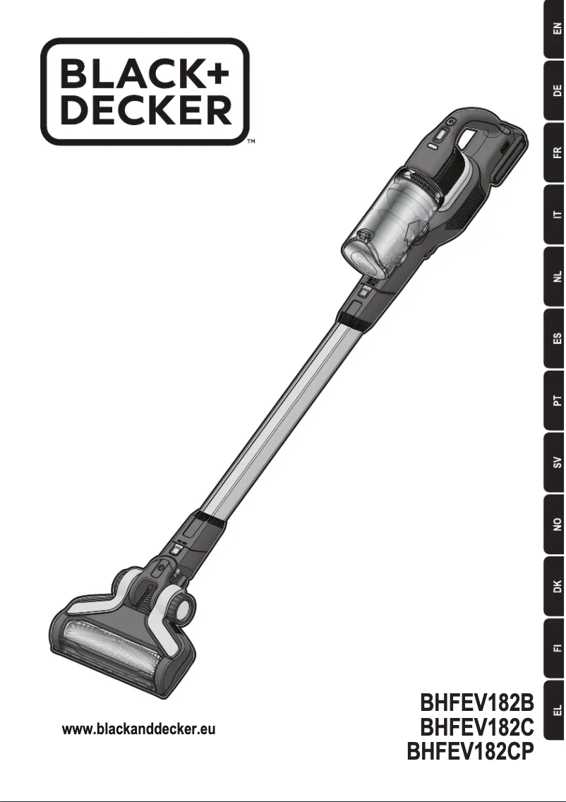 Page 1 de la notice Manuel utilisateur Black & Decker BHFEV182C