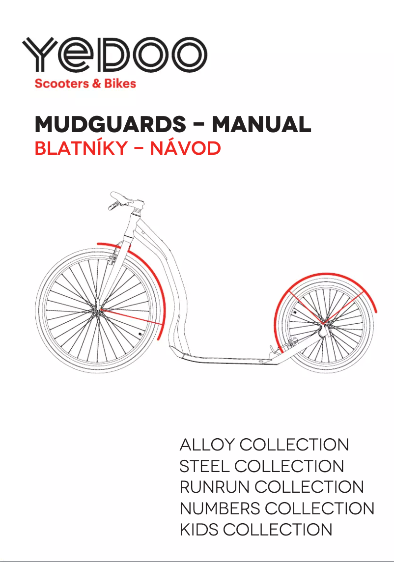 Page 1 de la notice Manuel utilisateur Yedoo Mudguards