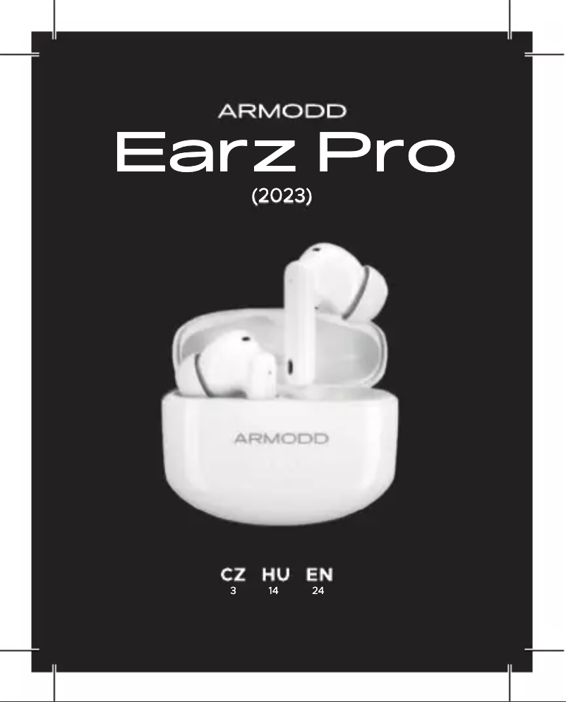 Image de la première page du manuel de l'appareil Earz Pro