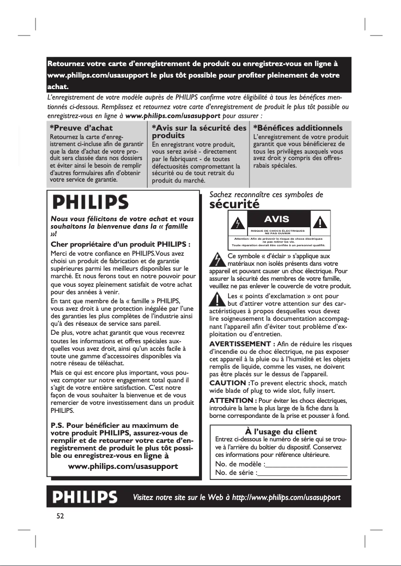 Image de la première page du manuel de l'appareil HTS3450